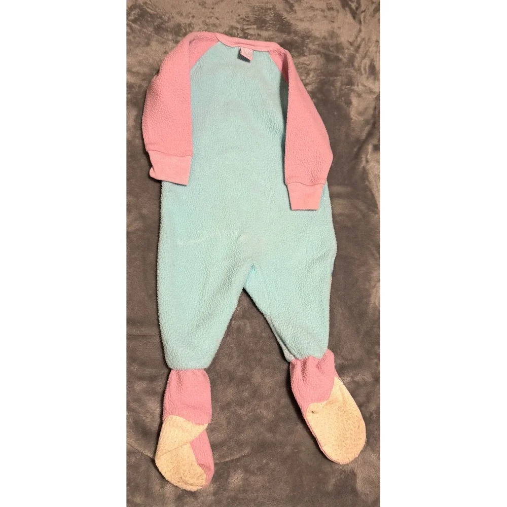 Miss Spider Sunny Patch Friends Fleece Footed Sleeper Pink Blue 18M Gpu 9503